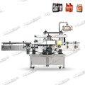 double side labeling machine with round bottle labeling